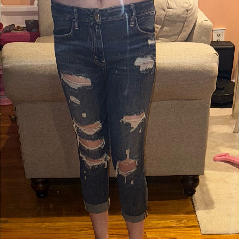 American Eagle Cropped Jeggings; Size 10